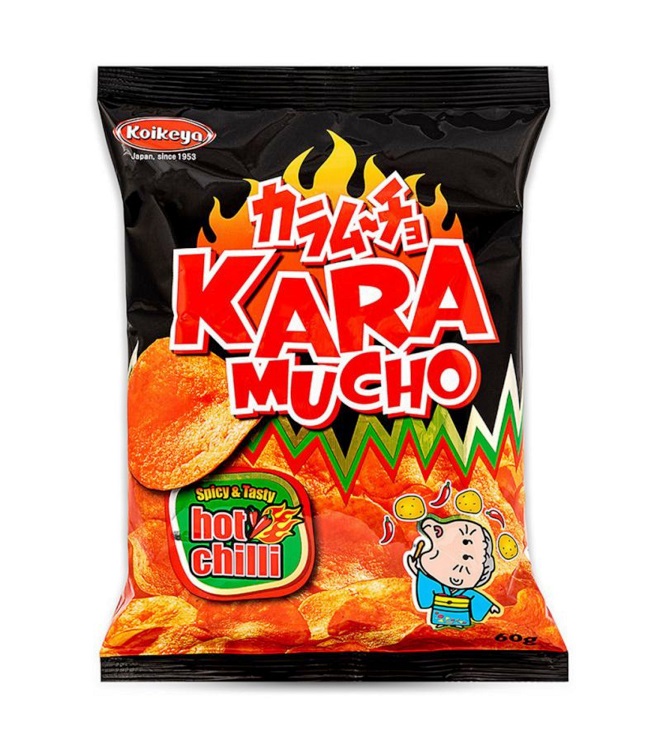 Patatine chips piccanti Karamucho - Koikeya 60g.